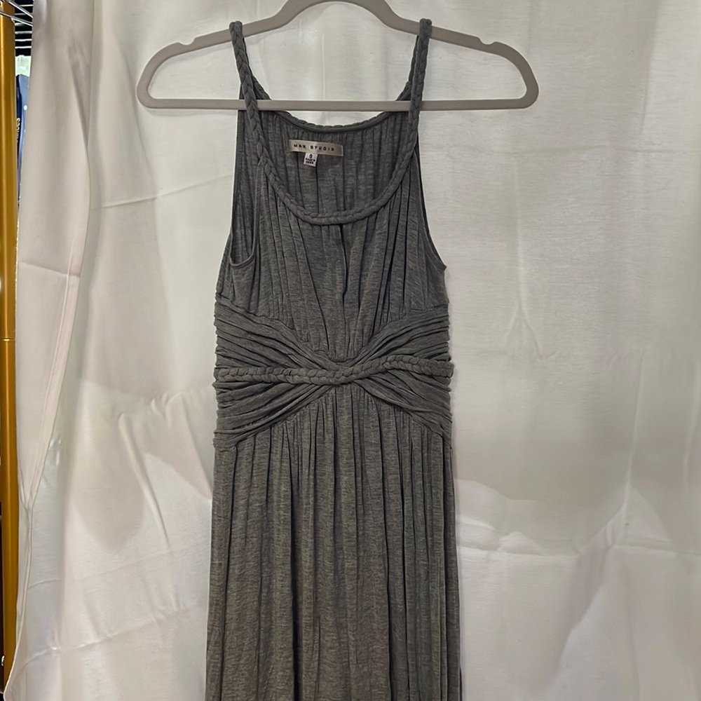 Max studio grey maxi dress